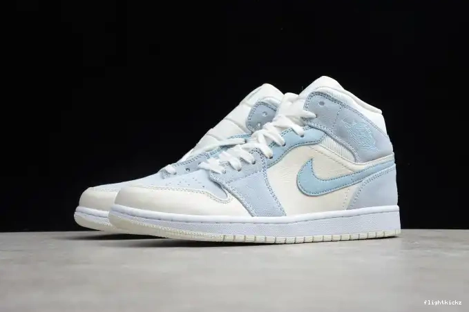 Air 1 Jordan Mixed Mid Blue Textures DA4666-100 0703
